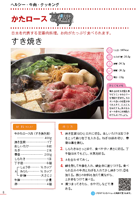 「健康長寿のためのお肉の新常識　牛肉編・豚肉編」
