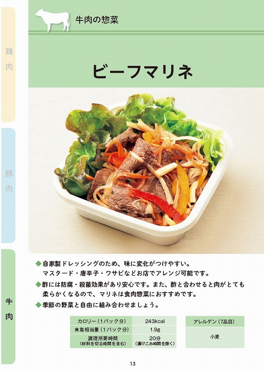 「お肉販売店向けの食肉総菜マニュアル」
