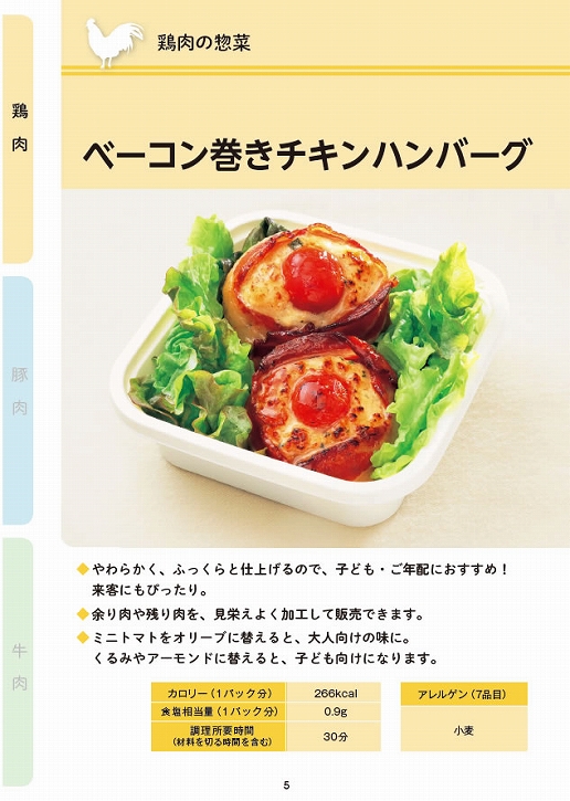 「お肉販売店向けの食肉総菜マニュアル」