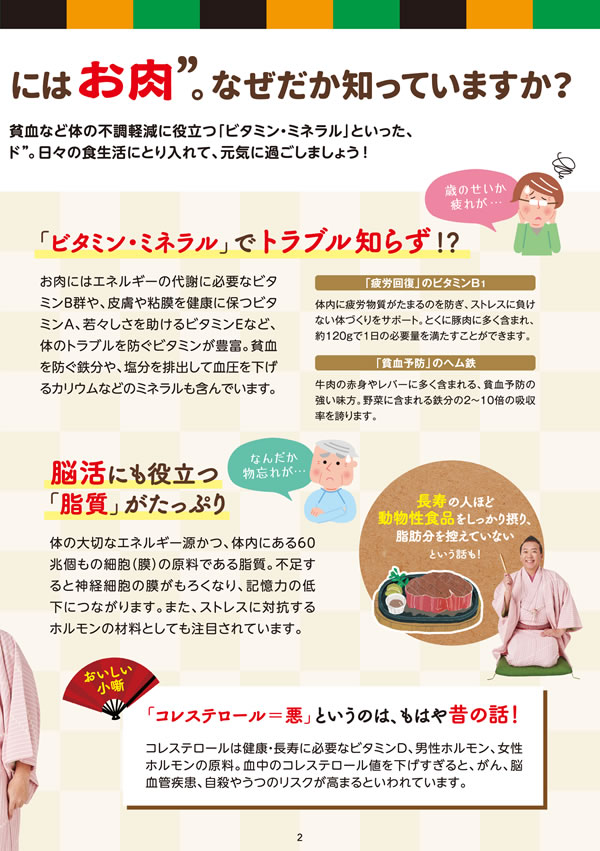 健康長寿のためのお肉の新常識