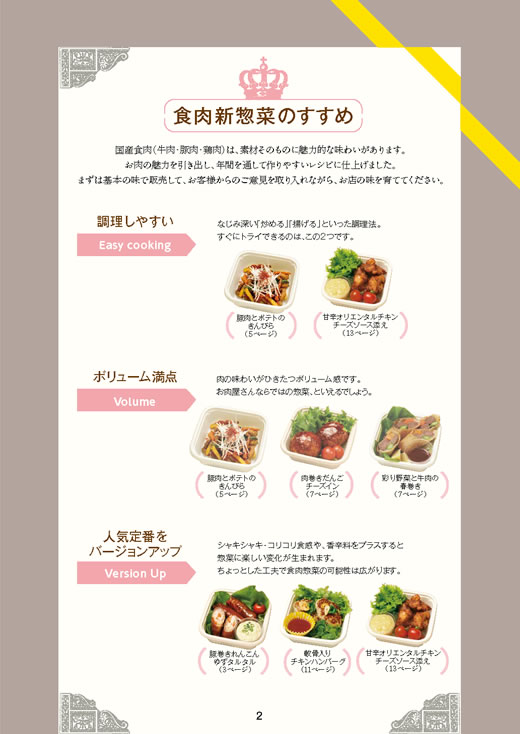 「お肉販売店向けの食肉総菜マニュアル」