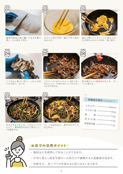 「お肉販売店向けの食肉総菜マニュアル」