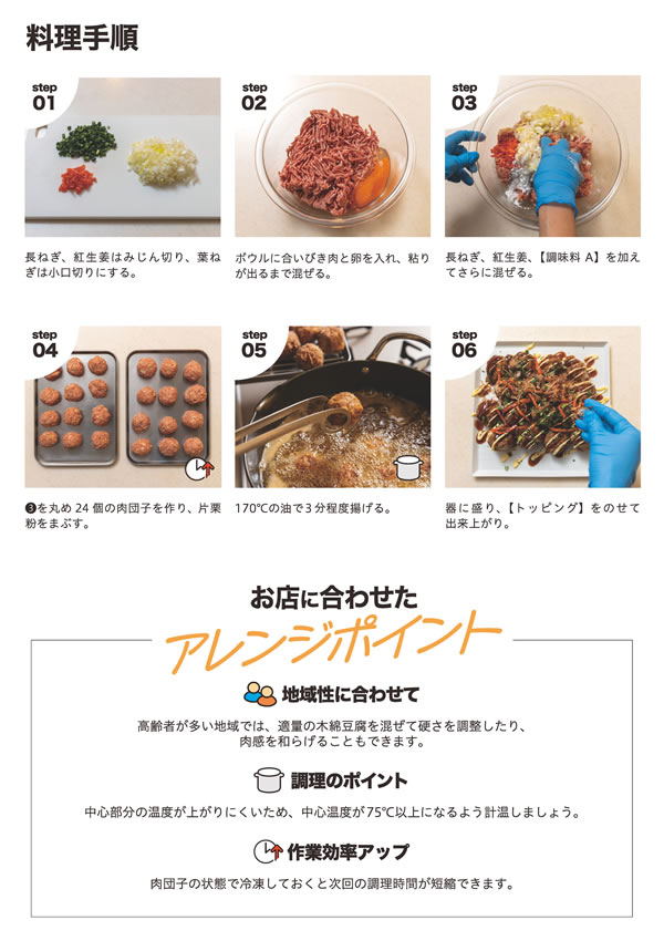 「お肉販売店向けの食肉総菜マニュアル」