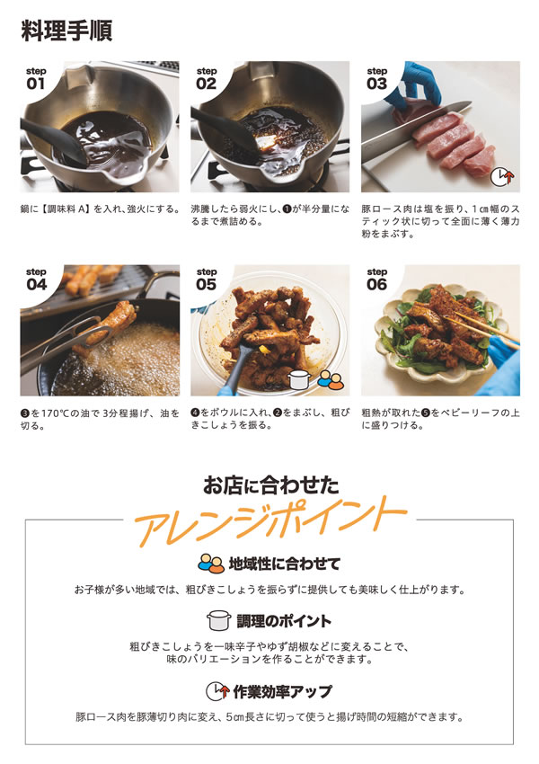 「お肉販売店向けの食肉総菜マニュアル」