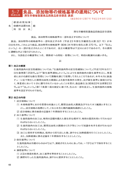 食肉衛生マニュアル